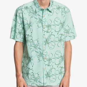 Quiksilver Waterman around the lei shirt sleeve shirt xl